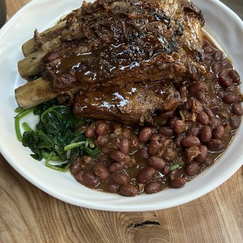Little - Pork ribs with beans and spinach - Breakfast & Brunch Near Me - Fort Collins, Colorado