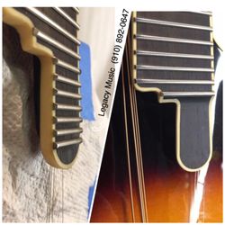 Legacy Music - We can scallop mandolin fingerboards.