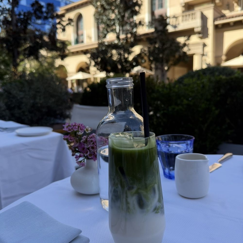 The Terrace - Matcha Latte - New American Near Me - Beverly Hills, California The Terrace - Matcha Latte - New American Near Me - Beverly Hills, California