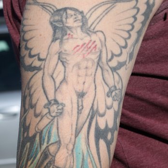 Zack Gaylord Tattoos - this is one of my favorite Zack has done for me, it is over 15 years old and never needed touching up. - Tattoo Near Me Zack Gaylord Tattoos - this is one of my favorite Zack has done for me, it is over 15 years old and never needed touching up. - Tattoo Near Me