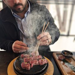 Blue Sushi Sake Grill - Hot rock beef