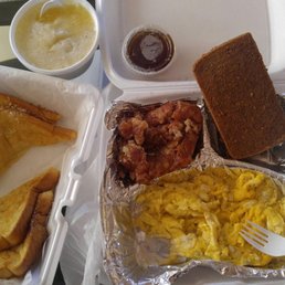 a tray of food a tray of food