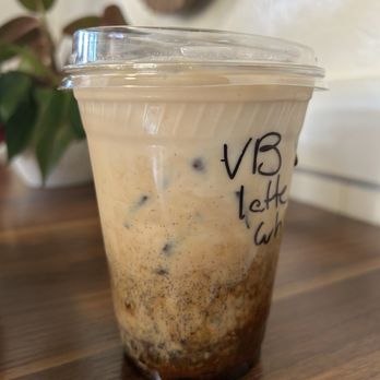 GVA Cafe - iced vanilla bean latte - Cafes Near Me - Morgan Hill, California