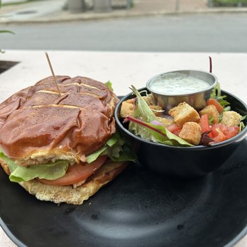 Rebel Cheese - Chicken Bacon Ranch Sandwich - Vegan Near Me - Austin, Texas Rebel Cheese - Chicken Bacon Ranch Sandwich - Vegan Near Me - Austin, Texas