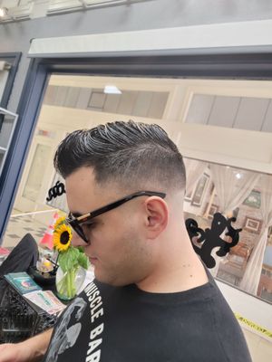 Tapers and Fades - Kris is well known in San Pedro, with nearly 15 years in the barber industry. Friendly, positive energy and down to earth. Kris very precise and detailed orientated. Experienced with beards, razor shave, and patience with children. The days of waiting 2-3 hours just to get in the chair are over. Ability to book online 24/7. Tapers and Fades - Kris is well known in San Pedro, with nearly 15 years in the barber industry. Friendly, positive energy and down to earth. Kris very precise and detailed orientated. Experienced with beards, razor shave, and patience with children. The days of waiting 2-3 hours just to get in the chair are over. Ability to book online 24/7.
