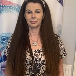 My hair blown out by Haley before my treatment at George Michael of Beverly Hills My hair blown out by Haley before my treatment at George Michael of Beverly Hills
