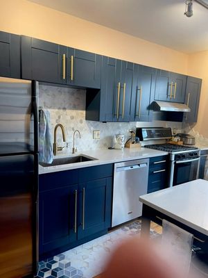 Kitchen Remodel Projects - George's Painting L.L.C has been serving MD, DC and VA for over 40 years. We offer home improvement services for residential and business customers. Small to big projects such as kitchen remodeling, home additions, electrical, flooring, dry-wall to name a few is what we offer.

Quality assurance of the work rendered and specific attention to detail is what we enjoy mostly about our work. We have a long list of repeat customers who year after year call us for their next home improvement projects.