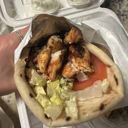 Chicken Kabob Wrap Chicken Kabob Wrap