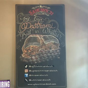 Mr Sandwich - Sandwiches Near Me - Whittier, California Mr Sandwich - Sandwiches Near Me - Whittier, California