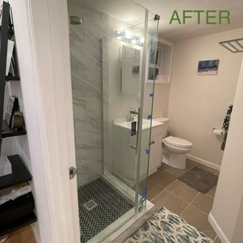 Jay Construction - Guest bathroom shower after - General Contractors Near Me - Los Gatos, California