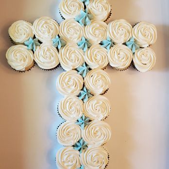 Sweeter Side of Life - a cross made of cupcakes - Desserts Near Me Sweeter Side of Life - a cross made of cupcakes - Desserts Near Me