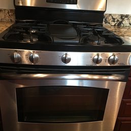 Our newly cleaned stove! Our newly cleaned stove!