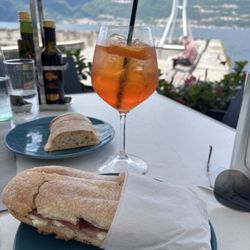 Rocca Barbara Bar Gelateria Il Gabbiano - Perfect lunch.