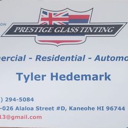 Prestige Glass Tinting - Tyler has updated his phone number.