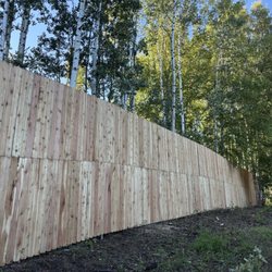 Dimond Fence Company - 12' cedar picket fence