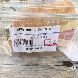 Black Sheep Mercantile - Country ham and Swiss sandwich - not badly priced at $11.75