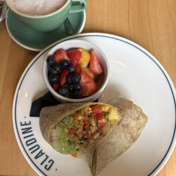 Claudine Kitchen & Bakeshop - Hair of the Hog Breakfast Burrito - Cafes Near Me - Encino, California