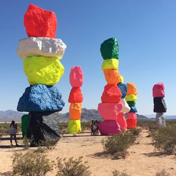 Seven Magic Mountains - Seven Magic Mountains! - Public Art Near Me - Las Vegas, Nevada Seven Magic Mountains - Seven Magic Mountains! - Public Art Near Me - Las Vegas, Nevada