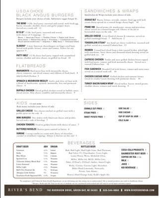 Menu photo 7 River's Bend Green Bay, WI