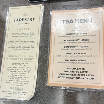 Tapestry Coffee - Menu - Coffee & Tea Near Me - Lakeville, Minnesota Tapestry Coffee - Menu - Coffee & Tea Near Me - Lakeville, Minnesota