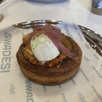 Swadesi Cafe - Butter Chicken croissant - Bakeries Near Me - Chicago, Illinois
