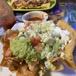 Pancho Villa Grill - Shrimp/chicken taco salad