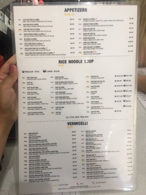 Menu photo 5 Pho Lang Van Toronto, ON