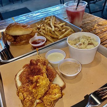 The Cookshack - Chicken Tenders Chicken Sandwich Mac 'N Cheese French Fries - Chicken Shop Near Me - Houston, Texas