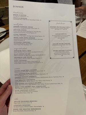 Menu photo 1 Ella Dining Room and Bar Sacramento, CA