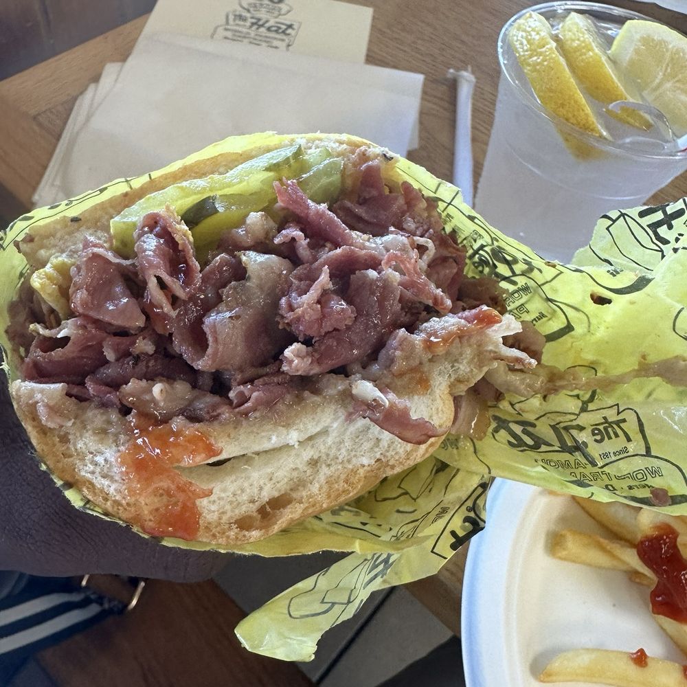 The Hat - Famous Pastrami Sandwich with everything - American Near Me - Temple City, California The Hat - Famous Pastrami Sandwich with everything - American Near Me - Temple City, California