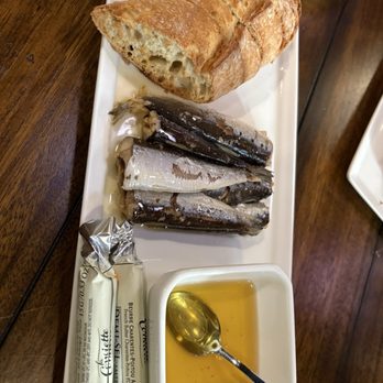 The Rendezvous - Oh! The sardines with the French butter and baguette is to die for. - French Near Me - Palo Alto, California The Rendezvous - Oh! The sardines with the French butter and baguette is to die for. - French Near Me - Palo Alto, California