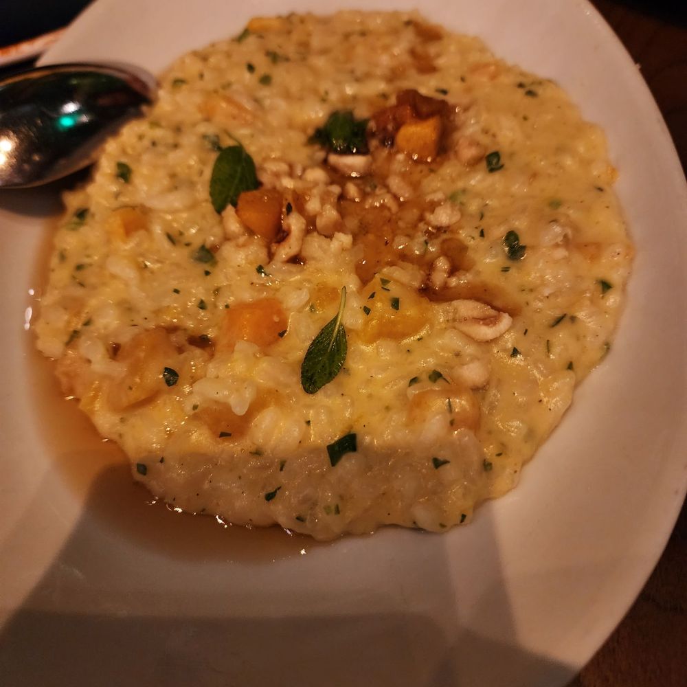 Ramsay's Kitchen - Butternut squash risotto. One of our mains. This was why we ate here. We were looking for this risotto. - New American Near Me - Las Vegas, Nevada
