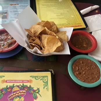 Casa Serrano - Chips and salsa with bean dip - Mexican Near Me - Laughlin, Nevada Casa Serrano - Chips and salsa with bean dip - Mexican Near Me - Laughlin, Nevada