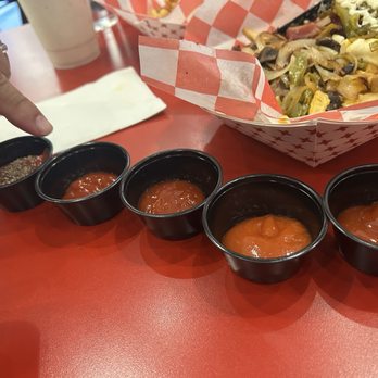 Ketchup Premium Burger Bar - Different flavors of ketchup - Burgers Near Me - Las Vegas, Nevada
