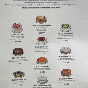 HARBS SoHo - Menu - Bakeries Near Me - New York, New York