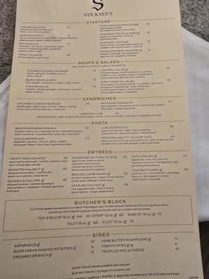 Menu photo 1 Stickney's Restaurant Bretton Woods, NH Menu photo 1 Stickney's Restaurant Bretton Woods, NH