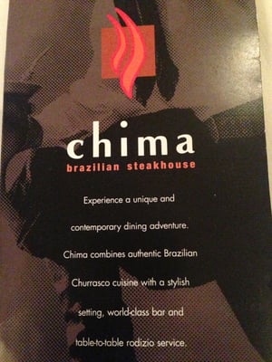 Menu photo 6 Chima Steakhouse Charlotte, NC