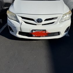 Paak Auto And Body Repair - Before and after a whole new bumper