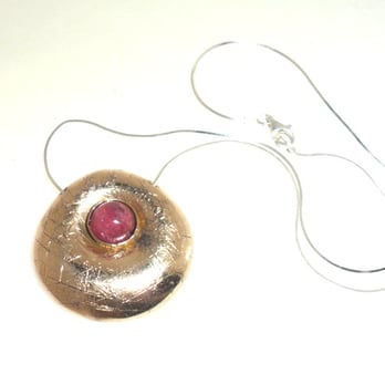 Off Gioielli - ciondolo in bronzo con tormalina.serie limitata - Jewelry Near Me - Rome, RM