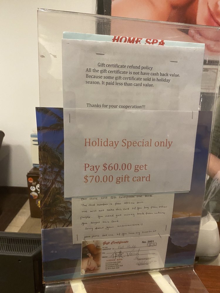 HOME SPA Updated October 2024 5555 Youngstown Warren Rd, Niles, Ohio Day Spas Phone