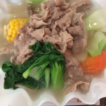 Anda Boba Tea - Paper pot w original soup base and beef for $9.95 and comes w rice and a great sauce - Bubble Tea Near Me - Elmhurst, New York