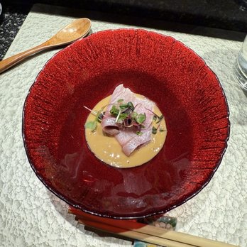 Shiro's - Buri with Ankimo puree - Sushi Bars Near Me - Seattle, Washington