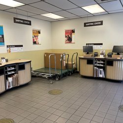 UPS Customer Center - Packing area if you're packing on your own.