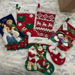 Sun Splash Screen Printing and Embroidery - Embroidered Christmas stockings