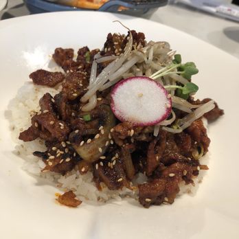 Mama's Kitchen - Spicy Pork Over Rice - Korean Near Me - Bellevue, Washington Mama's Kitchen - Spicy Pork Over Rice - Korean Near Me - Bellevue, Washington