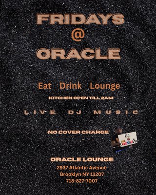 Menu photo 1 Oracle Lounge Brooklyn, NY