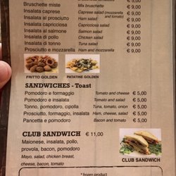 Golden River Pub - Menu - July 2019