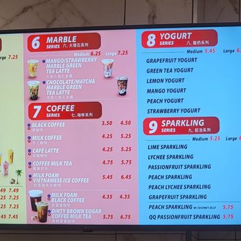 Gong Cha - Menu as of September 2022 - Bubble Tea Near Me - Centreville, Virginia Gong Cha - Menu as of September 2022 - Bubble Tea Near Me - Centreville, Virginia