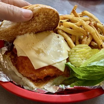 V's Kitchen - Buffalo Chicken Sammich - Comfort Food Near Me - Fort Stockton, Texas