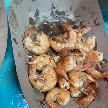 Fish Hut Grill - Peel and eat shrimp. Comes with butter and cocktail sauce - American Near Me - Emerald Isle, North Carolina Fish Hut Grill - Peel and eat shrimp. Comes with butter and cocktail sauce - American Near Me - Emerald Isle, North Carolina